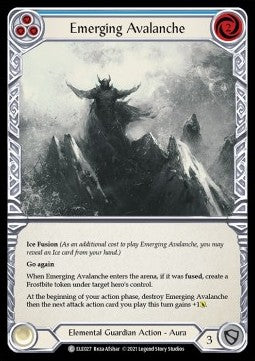 Emerging Avalanche (Blue) (Normal) - Tales of Aria - First (Common) [ELE-F-ELE027]