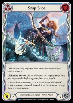 Snap Shot (Blue) (Normal) - Tales of Aria - First (Rare) [ELE-F-ELE043]