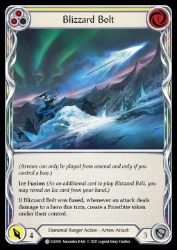 Blizzard Bolt (Yellow) (Rainbow Foil) - Tales of Aria - First (Common) [ELE-F-ELE045]
