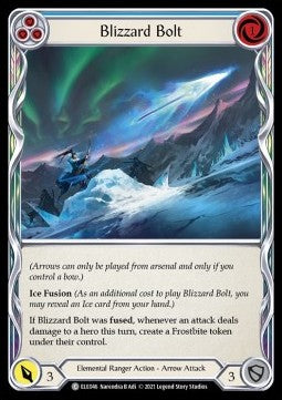 Blizzard Bolt (Blue) (Rainbow Foil) - Tales of Aria - First (Common) [ELE-F-ELE046]