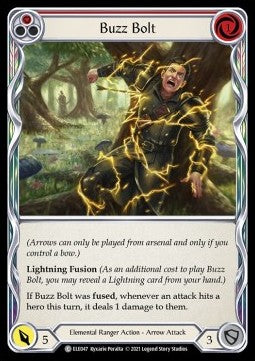 Buzz Bolt (Red) (Rainbow Foil) - Tales of Aria - First (Common) [ELE-F-ELE047]