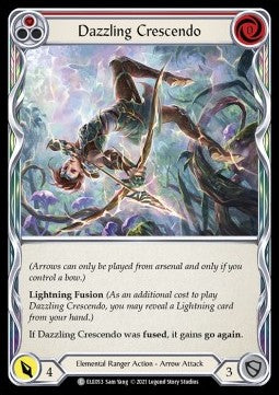 Dazzling Crescendo (Red) (Rainbow Foil) - Tales of Aria - First (Common) [ELE-F-ELE053]