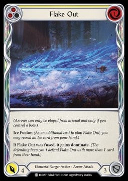 Flake Out (Yellow) (Normal) - Tales of Aria - First (Common) [ELE-F-ELE057]
