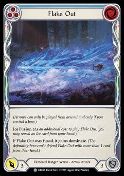 Flake Out (Blue) (Normal) - Tales of Aria - First (Common) [ELE-F-ELE058]