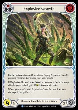 Explosive Growth (Red) (Normal) - Tales of Aria - First (Rare) [ELE-F-ELE067]
