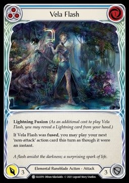 Vela Flash (Blue) (Normal) - Tales of Aria - First (Common) [ELE-F-ELE078]