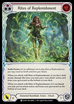 Rites of Replenishment (Red) (Normal) - Tales of Aria - First (Common) [ELE-F-ELE079]