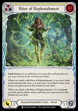 Rites of Replenishment (Yellow) (Rainbow Foil) - Tales of Aria - First (Common) [ELE-F-ELE080]