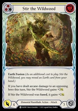Stir the Wildwood (Yellow) (Rainbow Foil) - Tales of Aria - First (Common) [ELE-F-ELE083]
