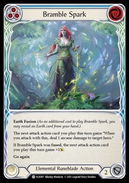Bramble Spark (Blue) (Normal) - Tales of Aria - First (Common) [ELE-F-ELE087]
