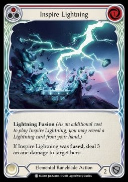 Inspire Lightning (Red) (Normal) - Tales of Aria - First (Common) [ELE-F-ELE088]