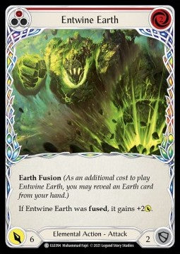 Entwine Earth (Red) (Normal) - Tales of Aria - First (Common) [ELE-F-ELE094]