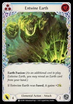 Entwine Earth (Blue) (Rainbow Foil) - Tales of Aria - First (Common) [ELE-F-ELE096]