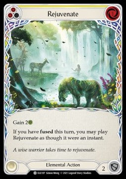 Rejuvenate (Yellow) (Normal) - Tales of Aria - First (Common) [ELE-F-ELE107]