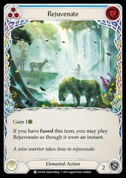 Rejuvenate (Blue) (Normal) - Tales of Aria - First (Common) [ELE-F-ELE108]