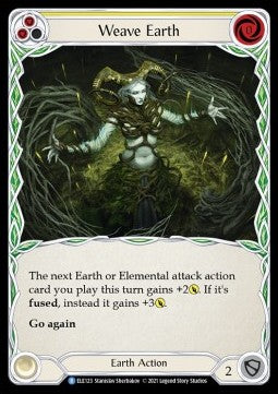 Weave Earth (Yellow) (Normal) - Tales of Aria - First (Rare) [ELE-F-ELE123]