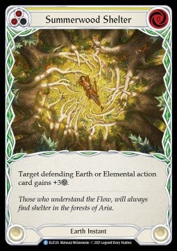 Summerwood Shelter (Yellow) (Normal) - Tales of Aria - First (Rare) [ELE-F-ELE126]