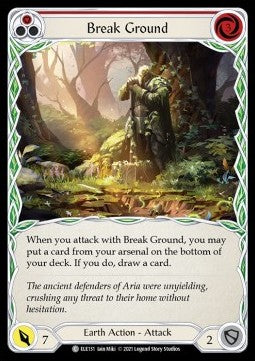 Break Ground (Red) (Normal) - Tales of Aria - First (Common) [ELE-F-ELE131]