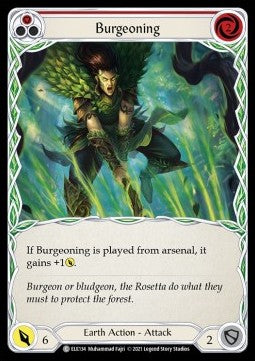 Burgeoning (Red) (Normal) - Tales of Aria - First (Common) [ELE-F-ELE134]