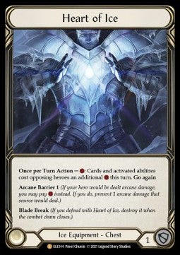 Heart of Ice (Cold Foil) - Tales of Aria - First (Legendary) [ELE-F-ELE144]