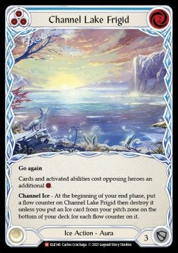 Channel Lake Frigid (Alternate Art Rainbow Foil) - Tales of Aria - First (Majestic) [ELE-F-ELE146]
