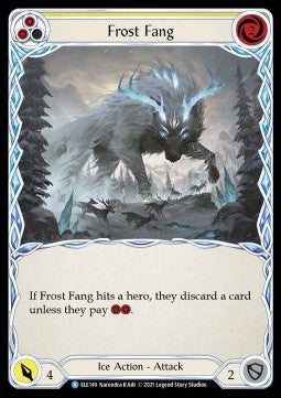 Frost Fang (Yellow) (Rainbow Foil) - Tales of Aria - First (Rare) [ELE-F-ELE149]