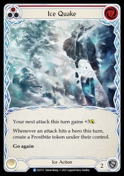 Ice Quake (Red) (Normal) - Tales of Aria - First (Rare) [ELE-F-ELE151]