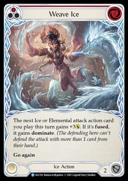 Weave Ice (Red) (Normal) - Tales of Aria - First (Rare) [ELE-F-ELE154]