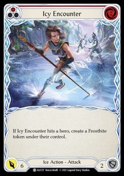 Icy Encounter (Red) (Normal) - Tales of Aria - First (Common) [ELE-F-ELE157]