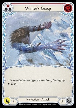 Winter's Grasp (Red) (Normal) - Tales of Aria - First (Common) [ELE-F-ELE160]