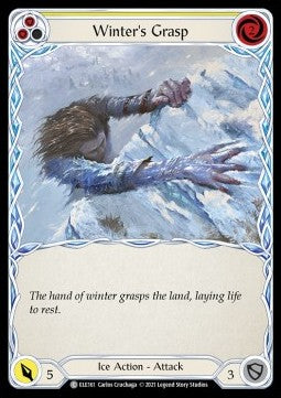 Winter's Grasp (Yellow) (Normal) - Tales of Aria - First (Common) [ELE-F-ELE161]