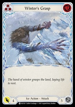Winter's Grasp (Blue) (Normal) - Tales of Aria - First (Common) [ELE-F-ELE162]