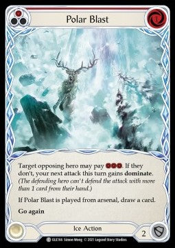 Polar Blast (Red) (Normal) - Tales of Aria - First (Common) [ELE-F-ELE166]