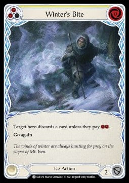 Winters Bite (Yellow) (Normal) - Tales of Aria - First (Common) [ELE-F-ELE170]