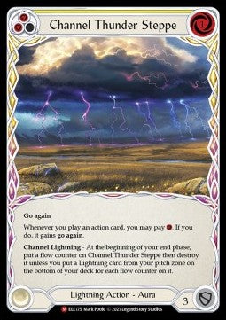 Channel Thunder Steppe (Rainbow Foil) - Tales of Aria - First (Majestic) [ELE-F-ELE175]