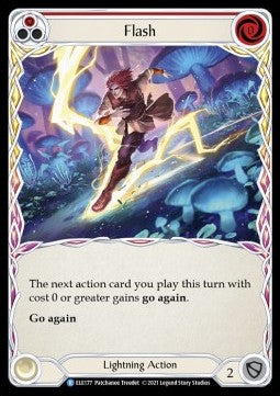Flash (Red) (Rainbow Foil) - Tales of Aria - First (Rare) [ELE-F-ELE177]