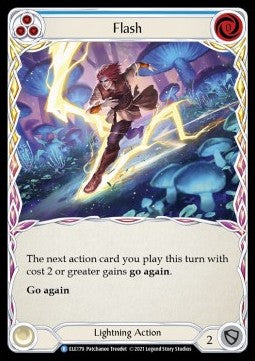 Flash (Blue) (Normal) - Tales of Aria - First (Rare) [ELE-F-ELE179]
