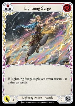 Lightning Surge (Red) (Normal) - Tales of Aria - First (Common) [ELE-F-ELE189]