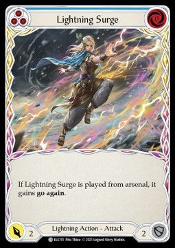 Lightning Surge (Blue) (Normal) - Tales of Aria - First (Common) [ELE-F-ELE191]
