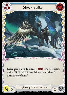 Shock Striker (Blue) (Normal) - Tales of Aria - First (Common) [ELE-F-ELE197]