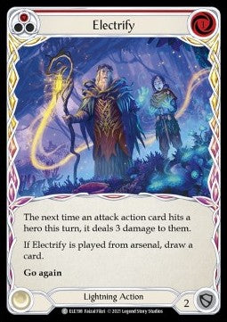 Electrify (Red) (Rainbow Foil) - Tales of Aria - First (Common) [ELE-F-ELE198]