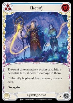 Electrify (Blue) (Normal) - Tales of Aria - First (Common) [ELE-F-ELE200]