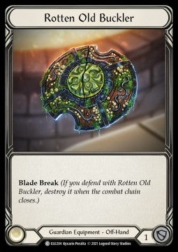 Rotten Old Buckler (Normal) - Tales of Aria - First (Common) [ELE-F-ELE204]