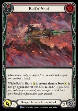 Bolt'n' Shot (Red) (Rainbow Foil) - Tales of Aria - First (Rare) [ELE-F-ELE216]