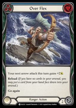 Over Flex (Blue) (Rainbow Foil) - Tales of Aria - First (Common) [ELE-F-ELE221]