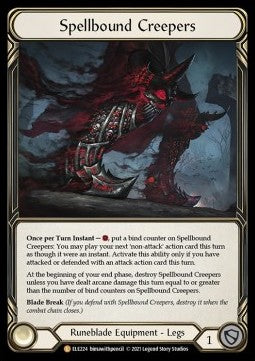 Spellbound Creepers (Cold Foil) - Tales of Aria - First (Legendary) [ELE-F-ELE224]