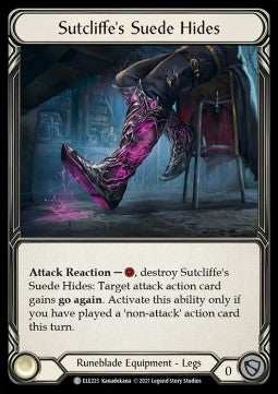 Sutcliffe's Suede Hides (Normal) - Tales of Aria - First (Common) [ELE-F-ELE225]