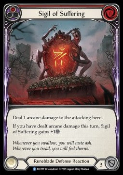 Sigil of Suffering (Red) (Normal) - Tales of Aria - First (Rare) [ELE-F-ELE227]