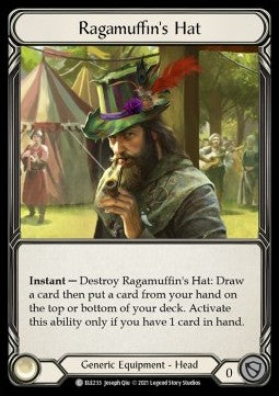 Ragamuffin's Hat (Cold Foil) - Tales of Aria - First (Common) [ELE-F-ELE233]