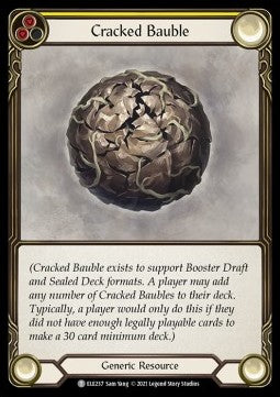 Cracked Bauble (Normal) - Tales of Aria - First (Token) [ELE-F-ELE237]
